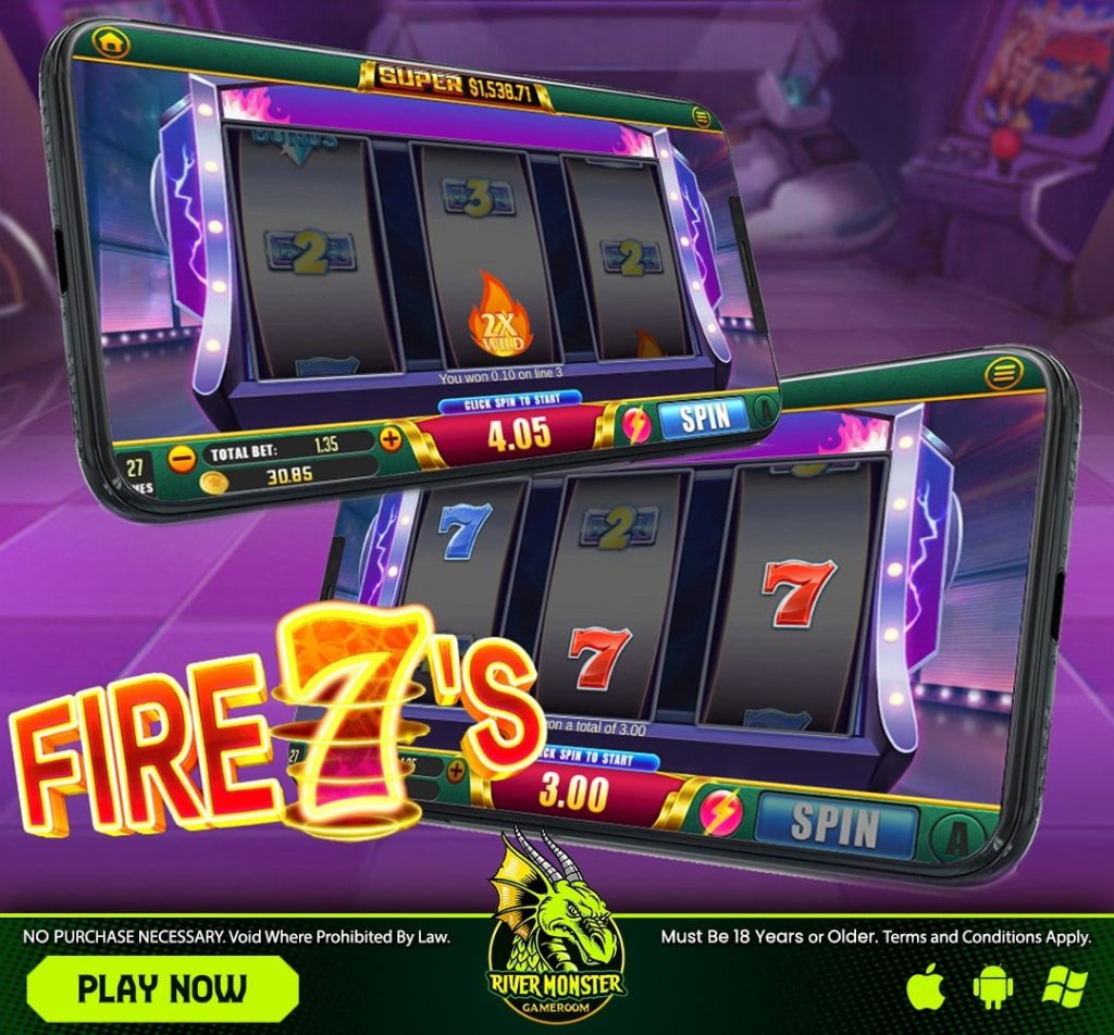 river monster online casino login screen